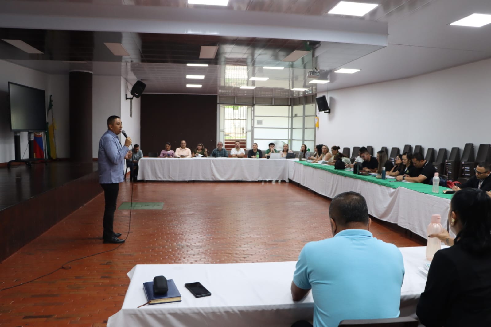 Reunión con equipo docente
